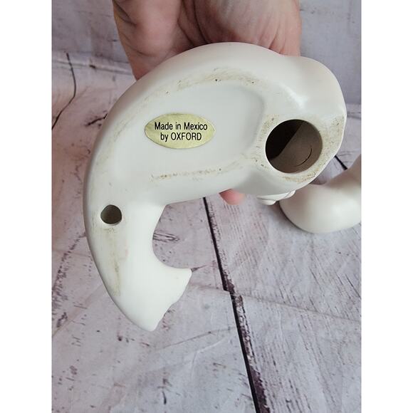 Vintage Seal Figurines Oxford Made in Mexico Mother & Baby Pup Ceramic Porcelain - Picture 7 of 11